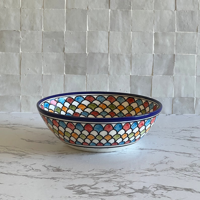 Vasque Marocaine Gravée En Maillechort – 38x38 Cm, Cuivre Et Métal Argenté