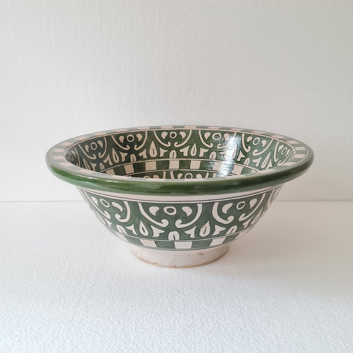 Vasque Marocaine en céramique pour salle de bain - vasque de salle bain - moroccan sink bowl #34