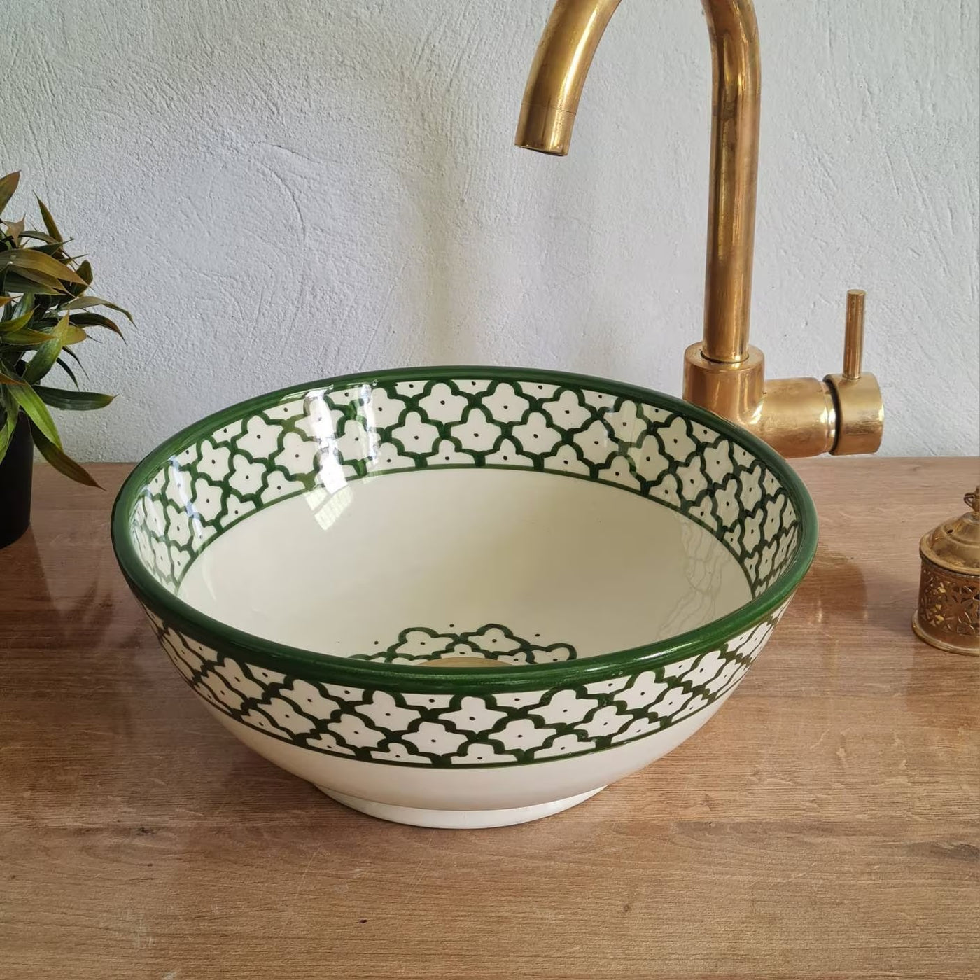 Vasque céramque ronde Marocane éver lave man lavabo a poser ou Vasque céramque ronde Marocane éver lave man lavabo a poser ou
