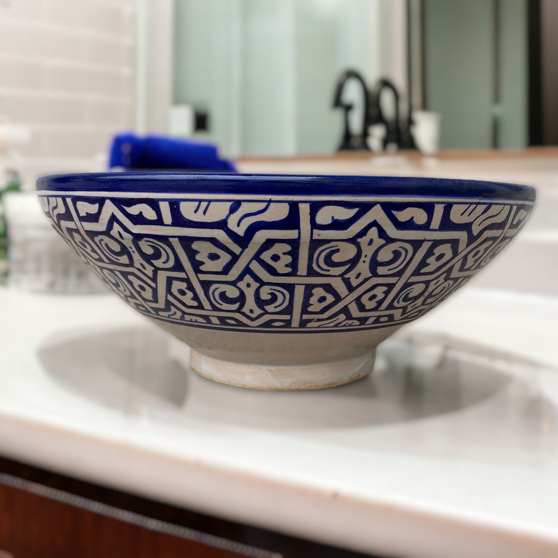 Vasque de salle de bain | Vasque à poser | Vasque marocaine| Lavabo marocain | Évier | bathroom washbasin #92