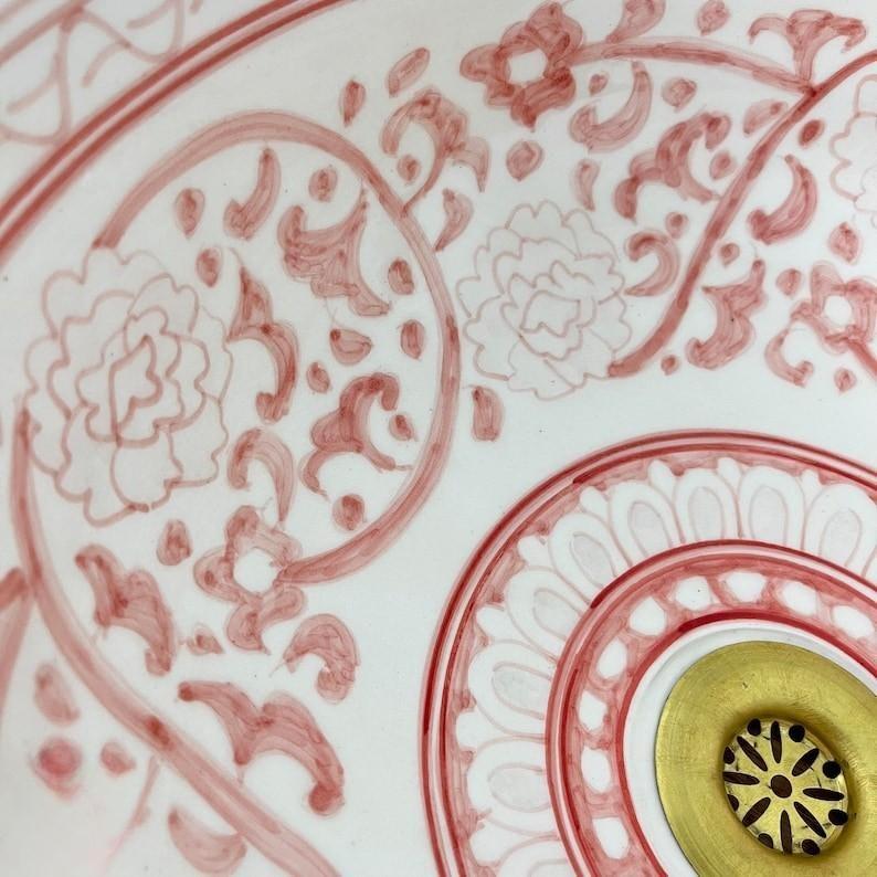 Vasque Marocaine en céramique fait main #185JC