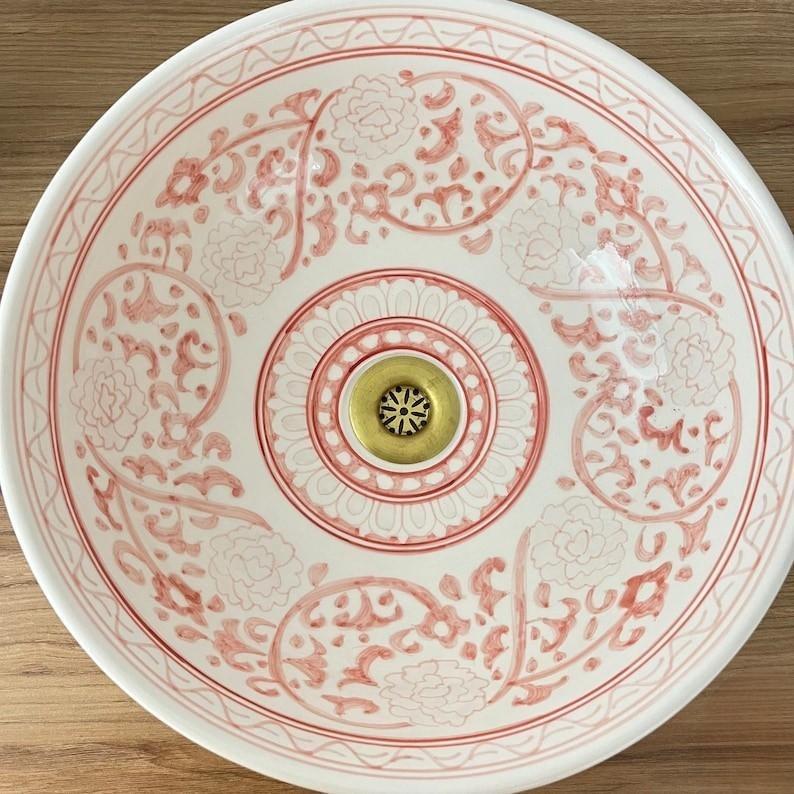 Vasque Marocaine en céramique fait main #185JC