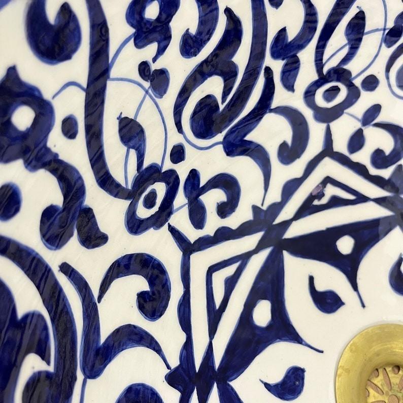 Vasque Marocaine en céramique fait main #185JE