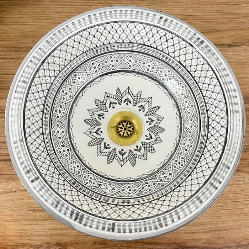 Vasque Marocaine en céramique fait main #185JF