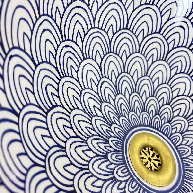 Vasque Marocaine en céramique fait main #185SC