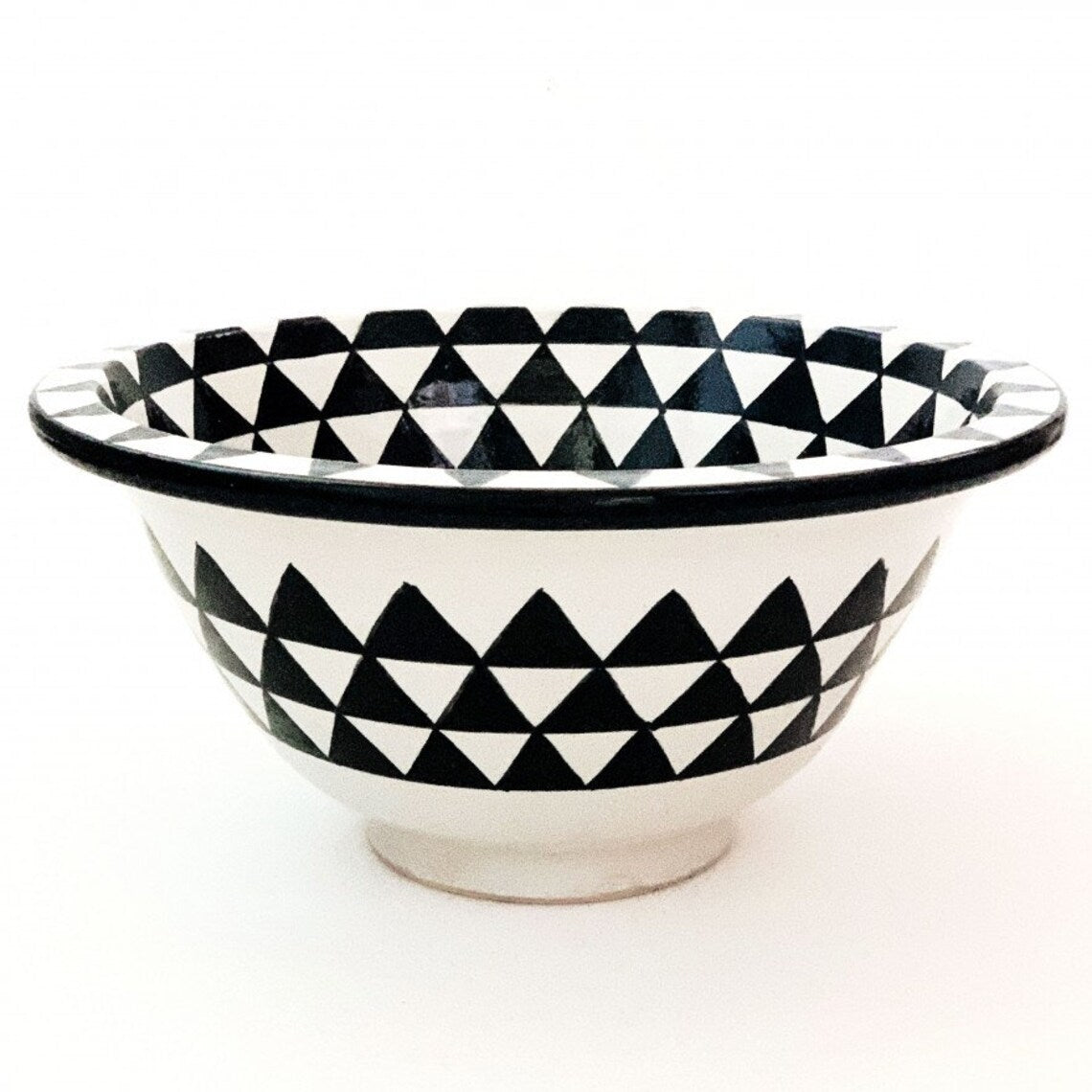 Vasque Marocaine en céramique pour salle de bain - Vasque salle de bain | Lavabo en céramique pour salle de bain | Moroccan sink bowl #37
