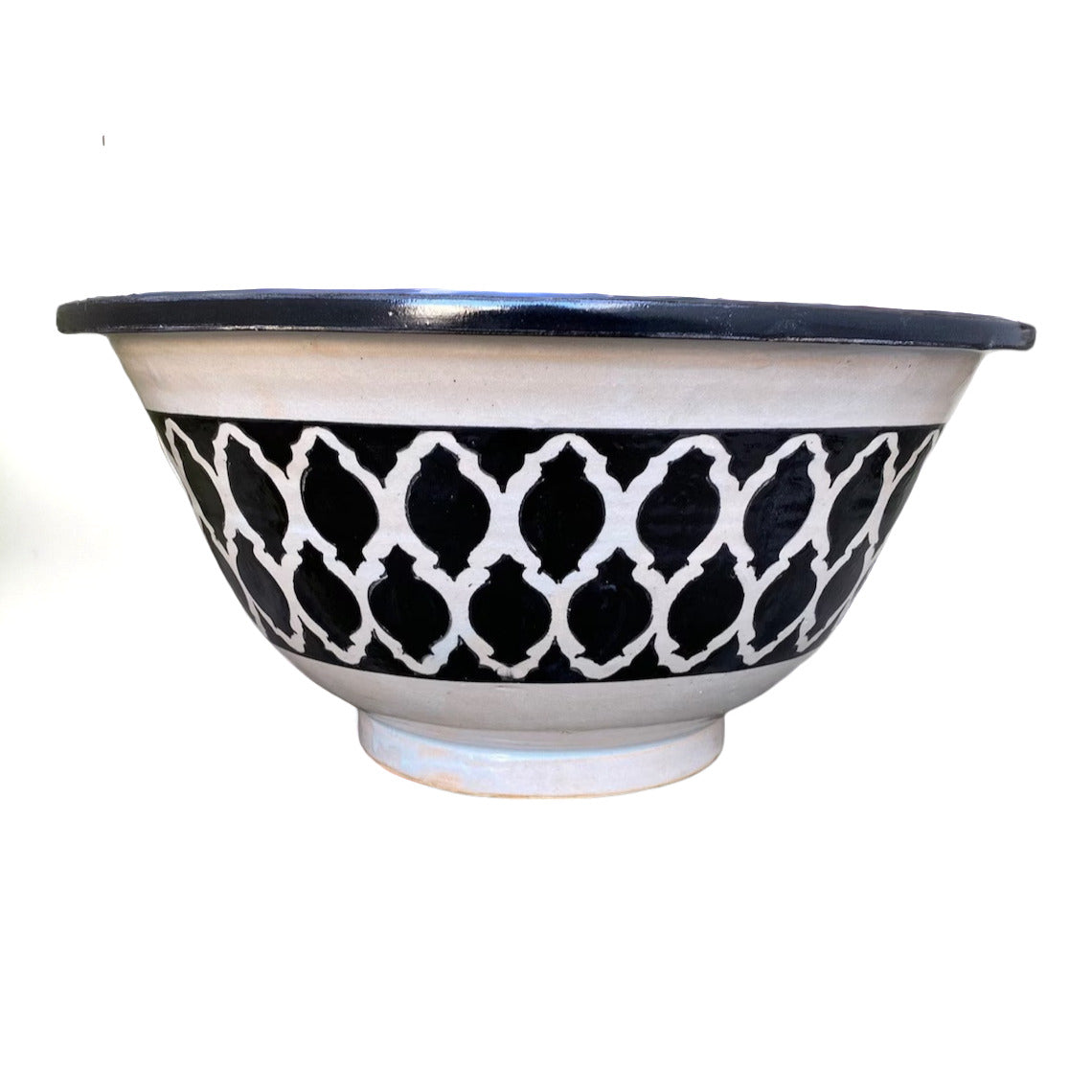 Vasque marocaine en céramique style fleure géométrique #45