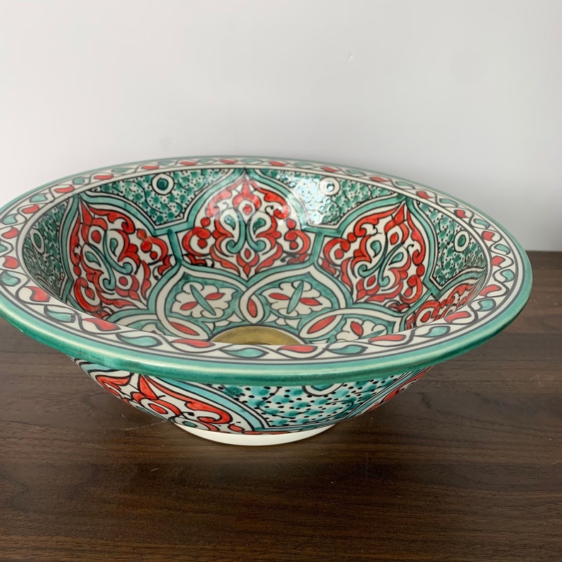 Vasque Marocaine en céramique fait main #5B