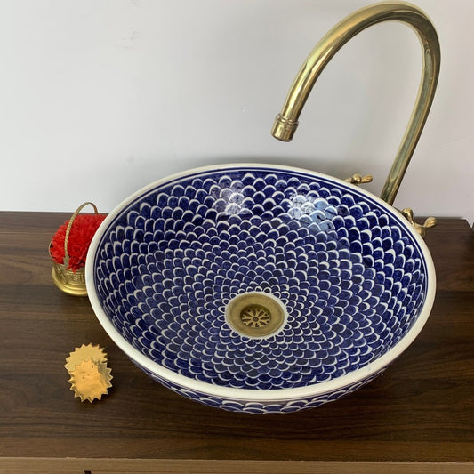 Évier - Lavabo Marocain en céramique pour salle de bain - Vasque Marocaine en céramique #6
