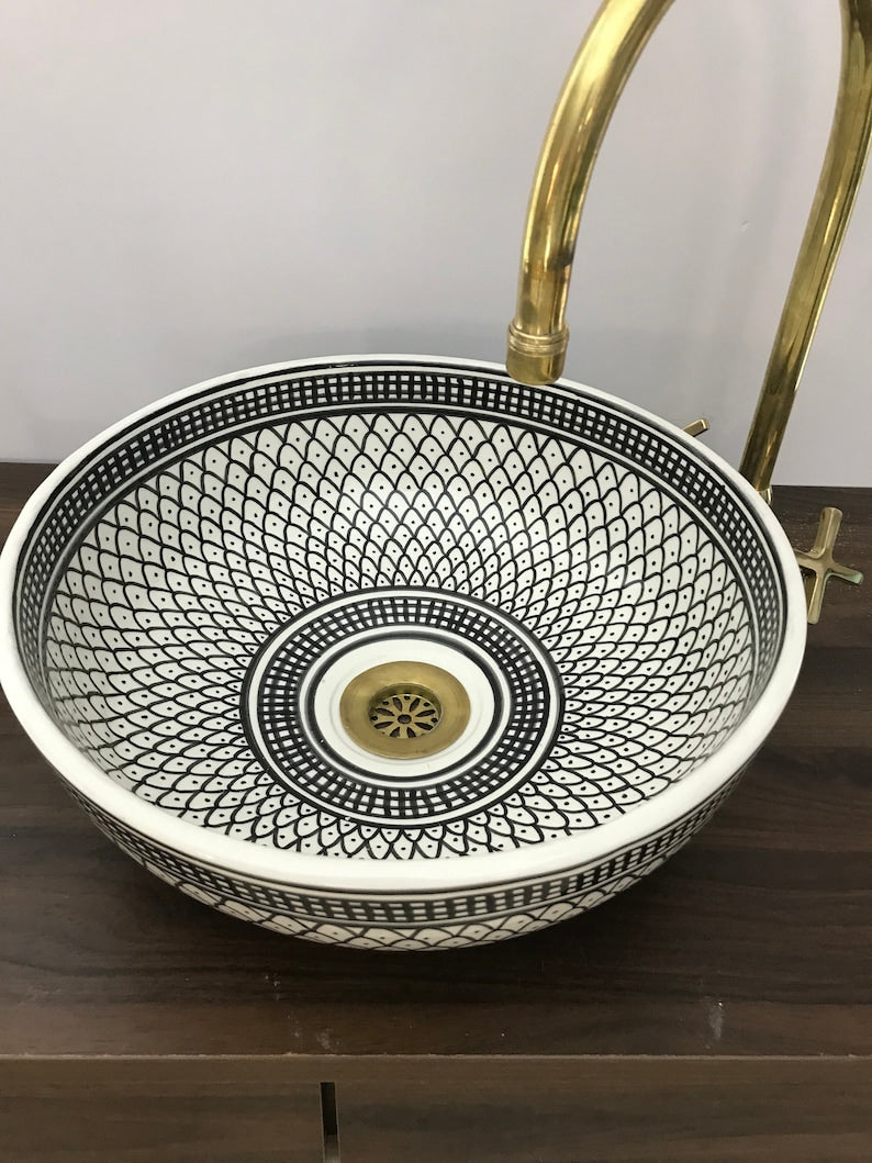 Vasque Marocaine en céramique fait main #5C