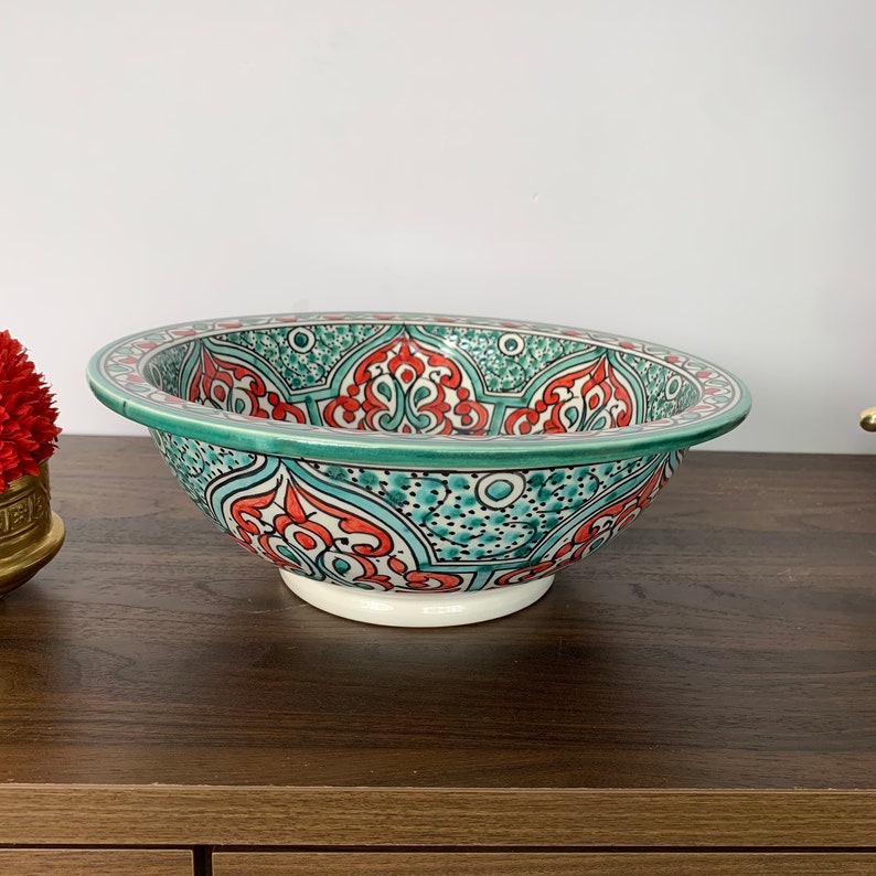 Vasque Marocaine en céramique fait main #5B