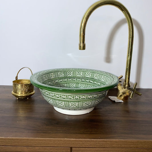 Évier - Vasque marocaine en céramique fait main | Vasque artisanal #13