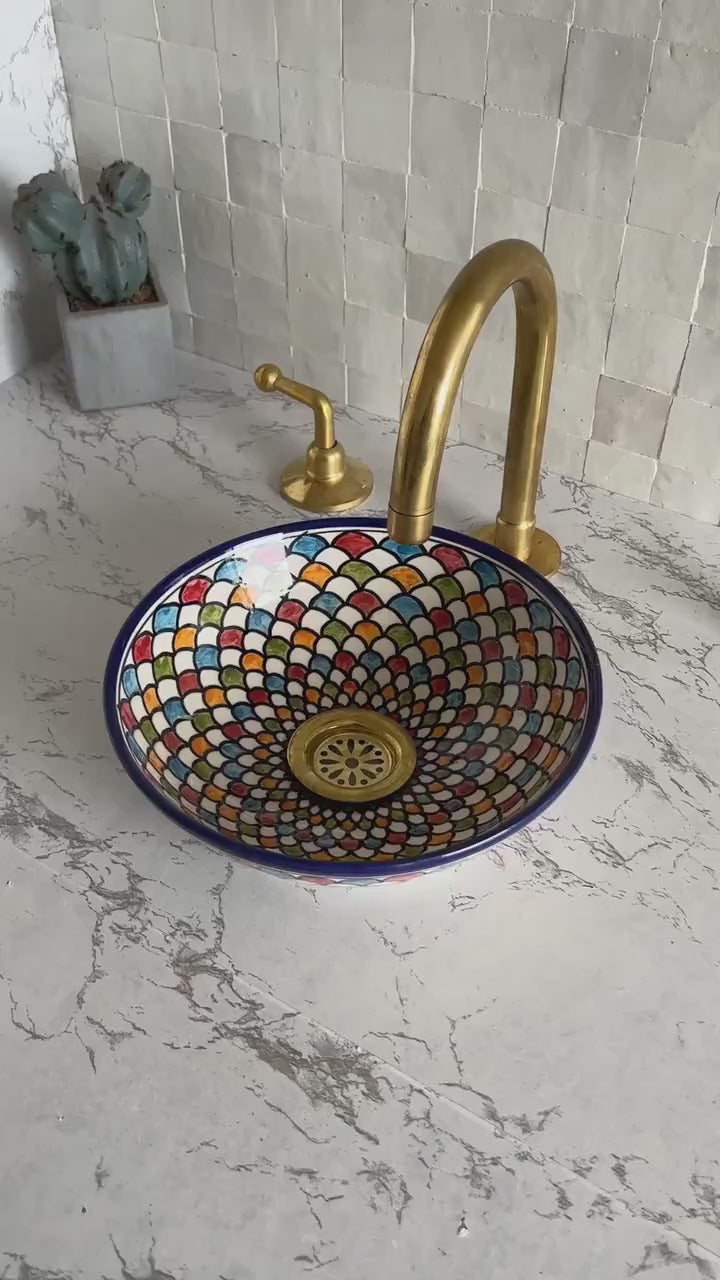 Vasque Marocaine en céramique fait main #224