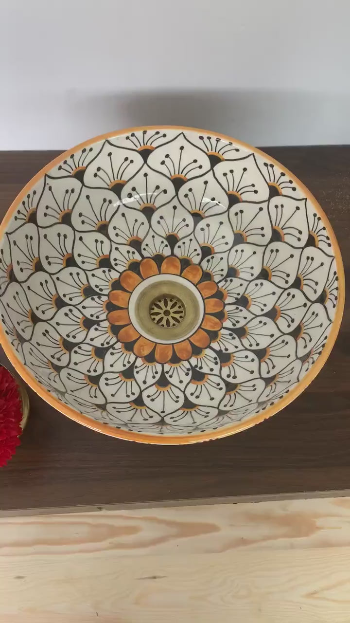 Vasque Marocaine en céramique fait main #30