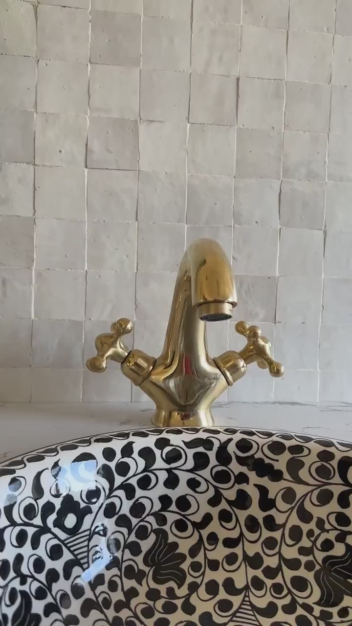 Robinet marocain en laiton non laqué - Robinet marocain fait à la main - Robinet en laiton #4