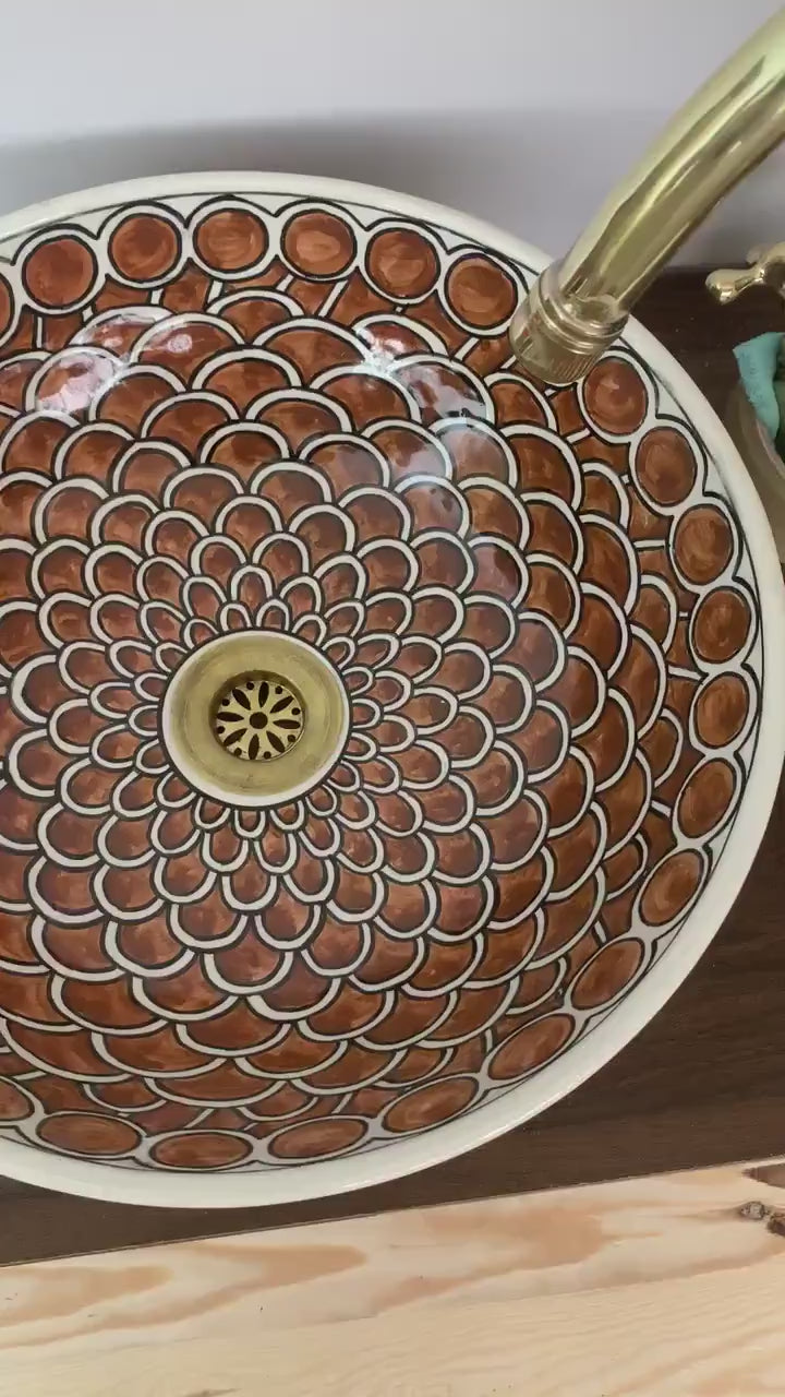 Vasque Marocaine en céramique fait main #140