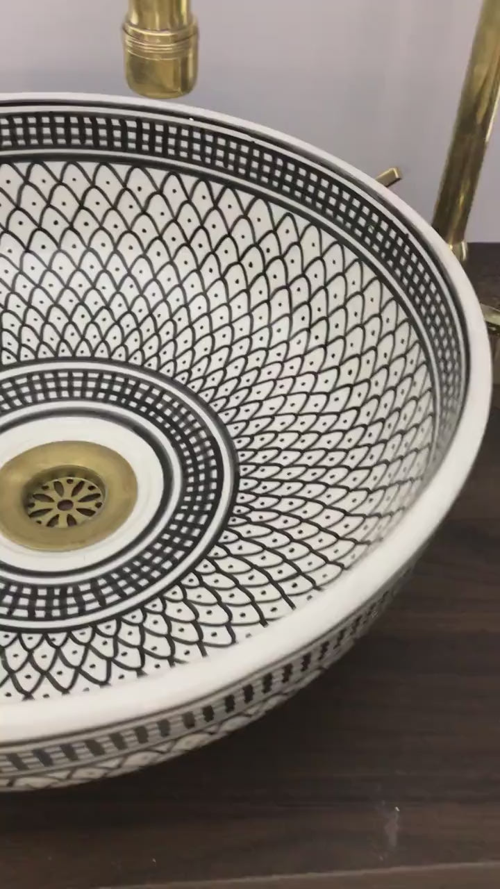 Vasque Marocaine en céramique fait main #5C